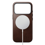 Nomad iPhone 17 Pro/iPhone 18 Pro Skal Traditional Leather Case Horween Rustic Brown