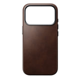 Nomad iPhone 17 Pro/iPhone 18 Pro Skal Traditional Leather Case Horween Rustic Brown