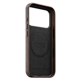 Nomad iPhone 17 Pro/iPhone 18 Pro Skal Traditional Leather Case Horween Rustic Brown