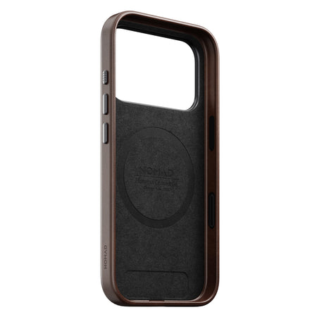 Nomad iPhone 17 Pro/iPhone 18 Pro Skal Traditional Leather Case Horween Rustic Brown