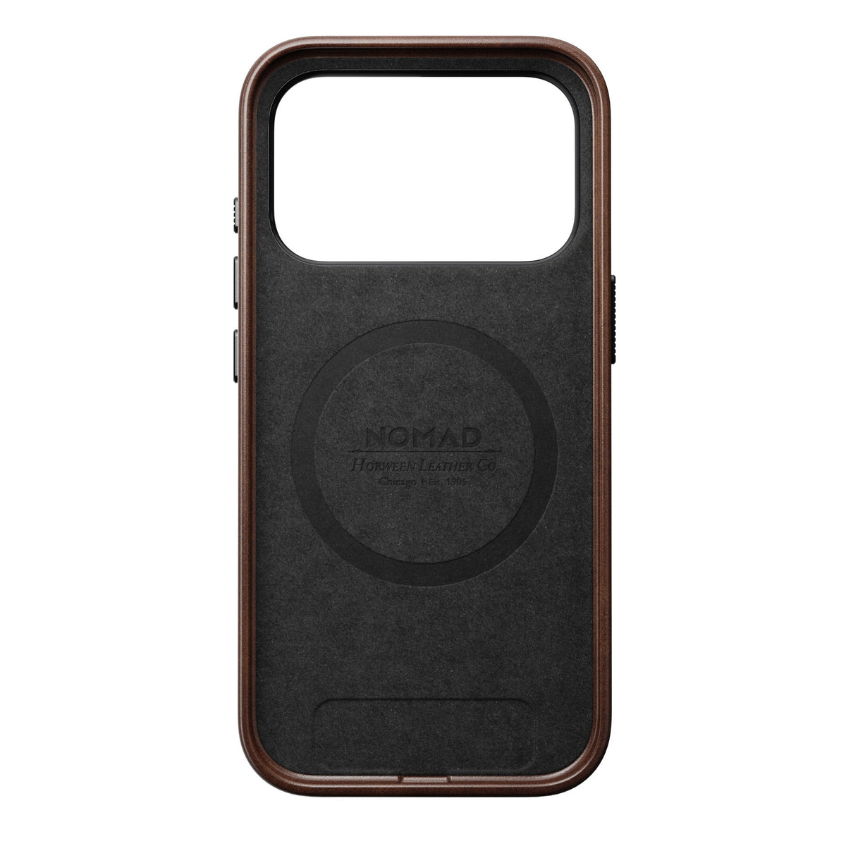 Nomad iPhone 17 Pro/iPhone 18 Pro Skal Traditional Leather Case Horween Rustic Brown