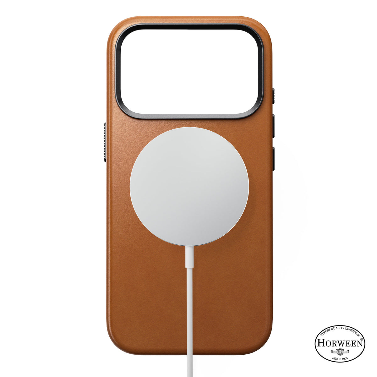 Nomad iPhone 17 Pro/iPhone 18 Pro Skal Traditional Leather Case Horween Saddle