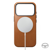 Nomad iPhone 17 Pro/iPhone 18 Pro Skal Traditional Leather Case Horween Saddle