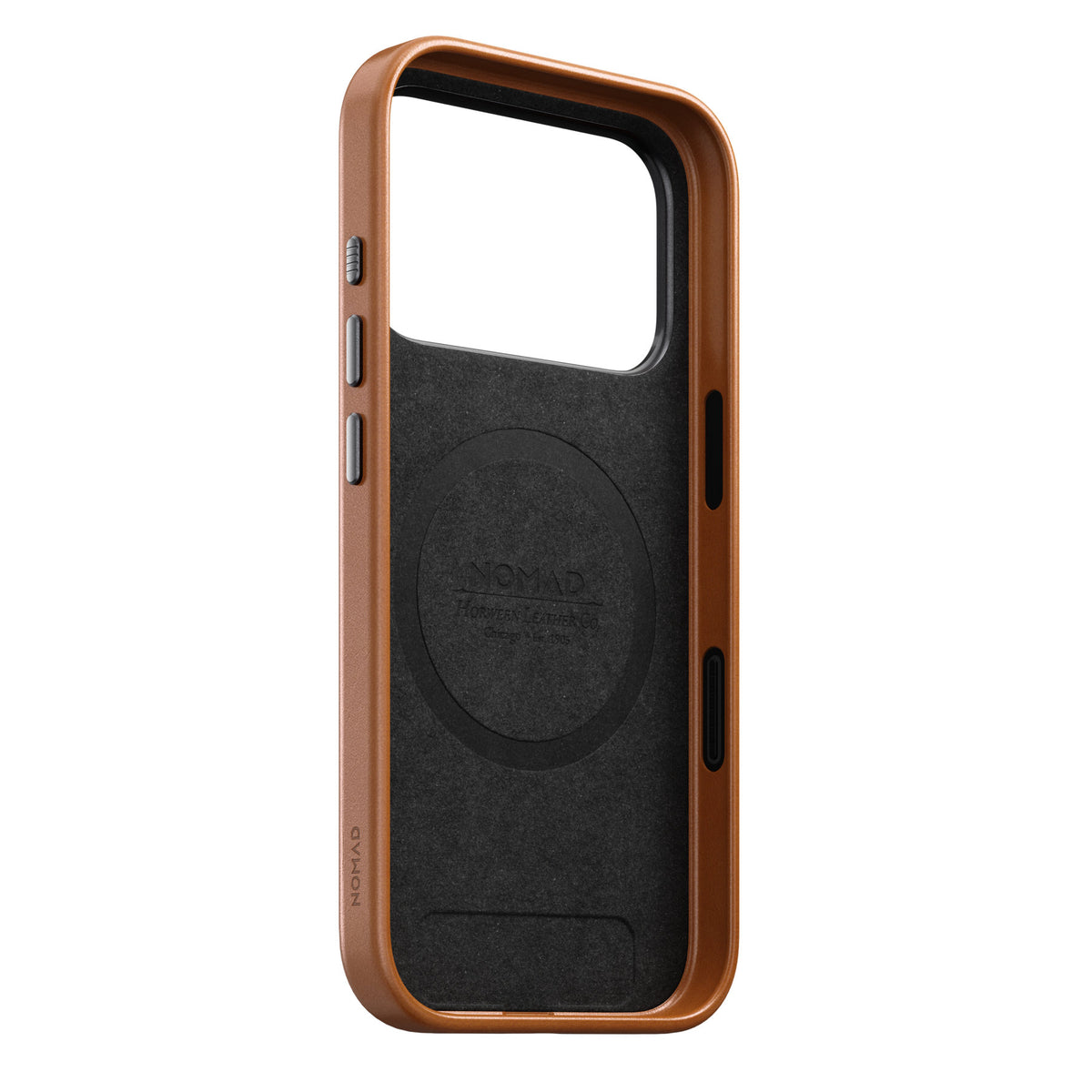 Nomad iPhone 17 Pro/iPhone 18 Pro Skal Traditional Leather Case Horween Saddle