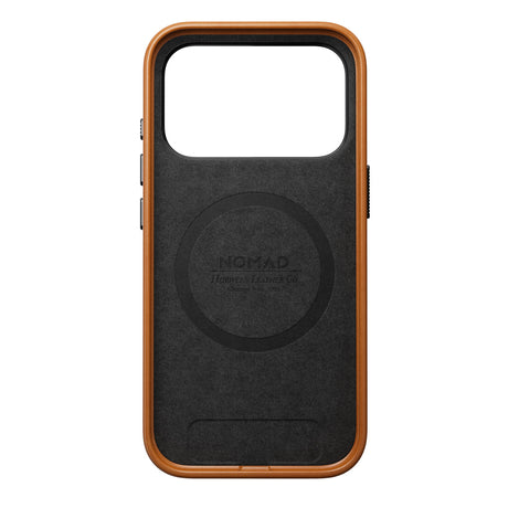 Nomad iPhone 17 Pro/iPhone 18 Pro Skal Traditional Leather Case Horween Saddle