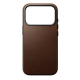 Nomad iPhone 17 Pro/iPhone 18 Pro Skal Traditional Leather Case Brun