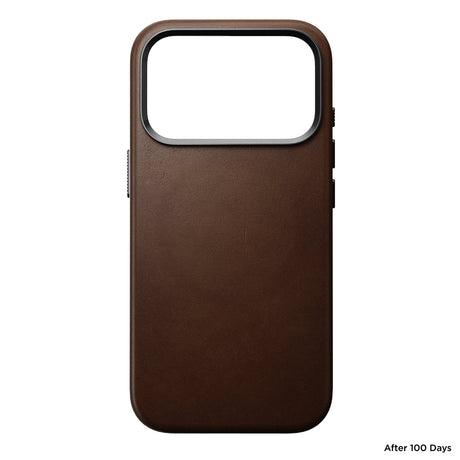 Nomad iPhone 17 Pro/iPhone 18 Pro Skal Traditional Leather Case Brun