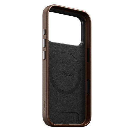 Nomad iPhone 17 Pro/iPhone 18 Pro Skal Traditional Leather Case Brun