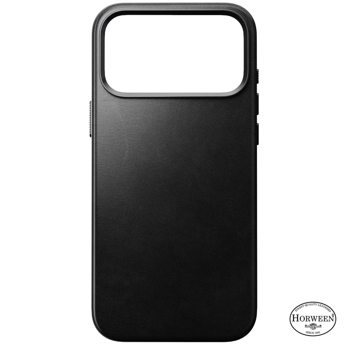 Nomad iPhone 17 Pro Max/iPhone 18 Pro Max Skal Traditional Leather Case Horween Svart