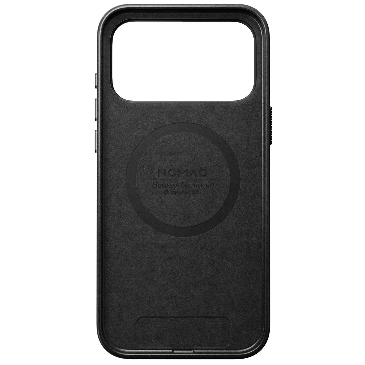 Nomad iPhone 17 Pro Max/iPhone 18 Pro Max Skal Traditional Leather Case Horween Svart
