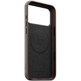 Nomad iPhone 17 Pro Max/iPhone 18 Pro Max Skal Traditional Leather Case Horween Rustic Brown