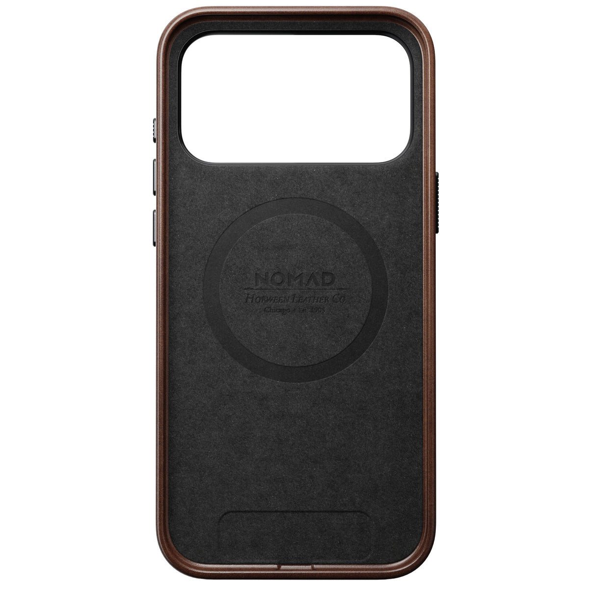 Nomad iPhone 17 Pro Max/iPhone 18 Pro Max Skal Traditional Leather Case Horween Rustic Brown