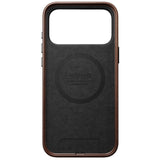 Nomad iPhone 17 Pro Max/iPhone 18 Pro Max Skal Traditional Leather Case Horween Rustic Brown