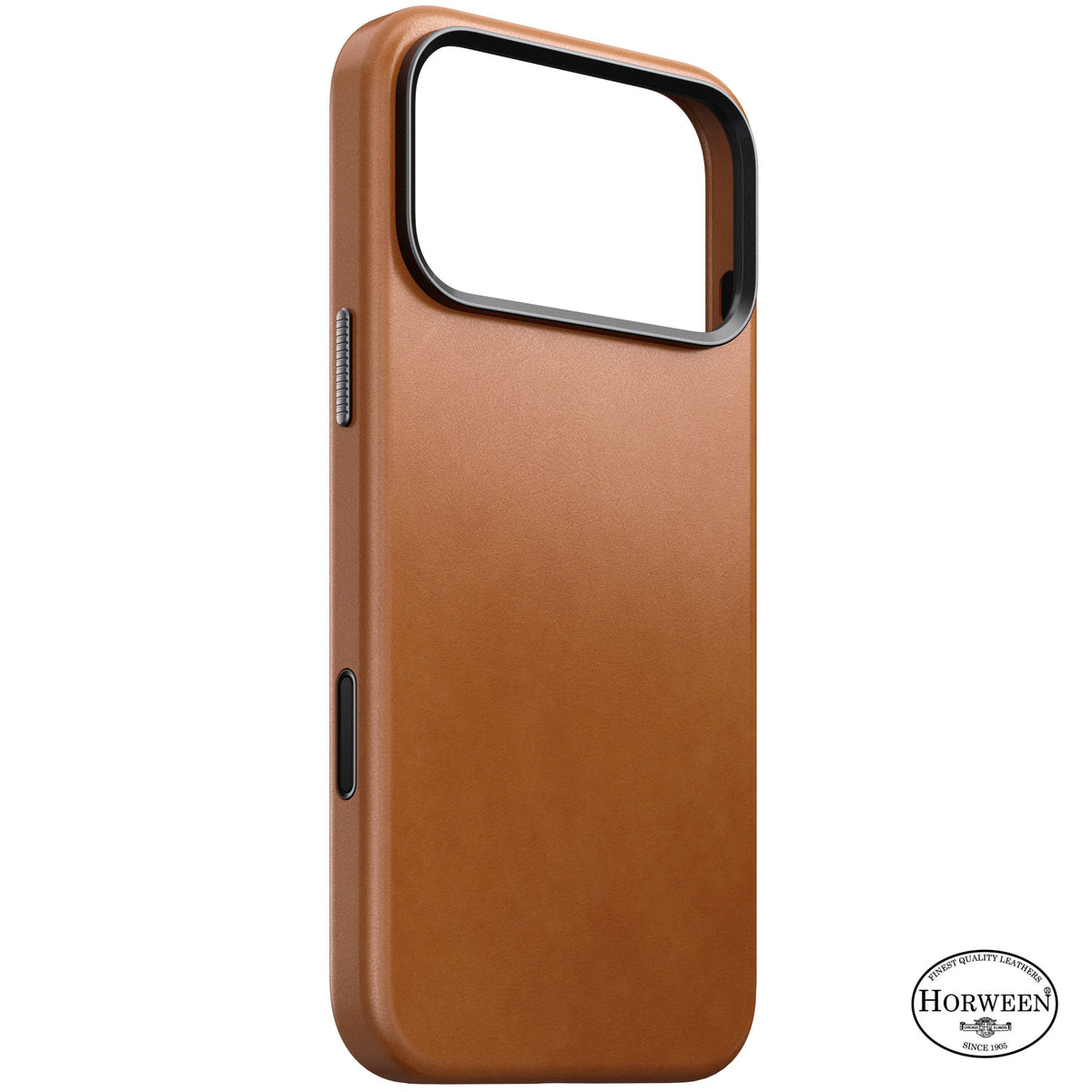 Nomad iPhone 17 Pro Max/iPhone 18 Pro Max Skal Traditional Leather Case Horween Saddle