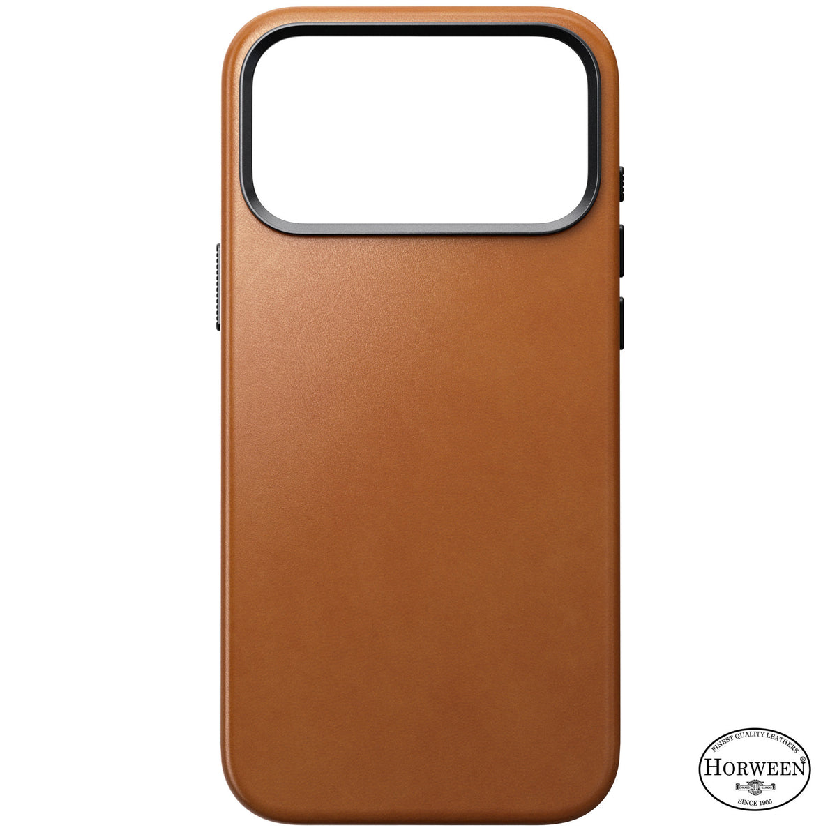 Nomad iPhone 17 Pro Max/iPhone 18 Pro Max Skal Traditional Leather Case Horween Saddle