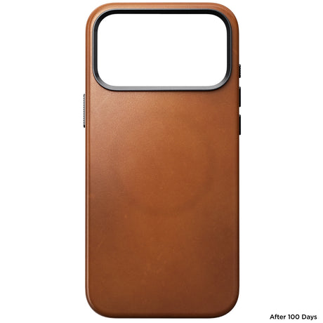 Nomad iPhone 17 Pro Max/iPhone 18 Pro Max Skal Traditional Leather Case Horween Saddle