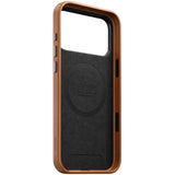 Nomad iPhone 17 Pro Max/iPhone 18 Pro Max Skal Traditional Leather Case Horween Saddle