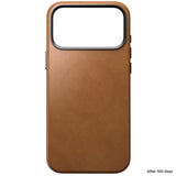 Nomad iPhone 17 Pro Max/iPhone 18 Pro Max Skal Traditional Leather Case English Tan