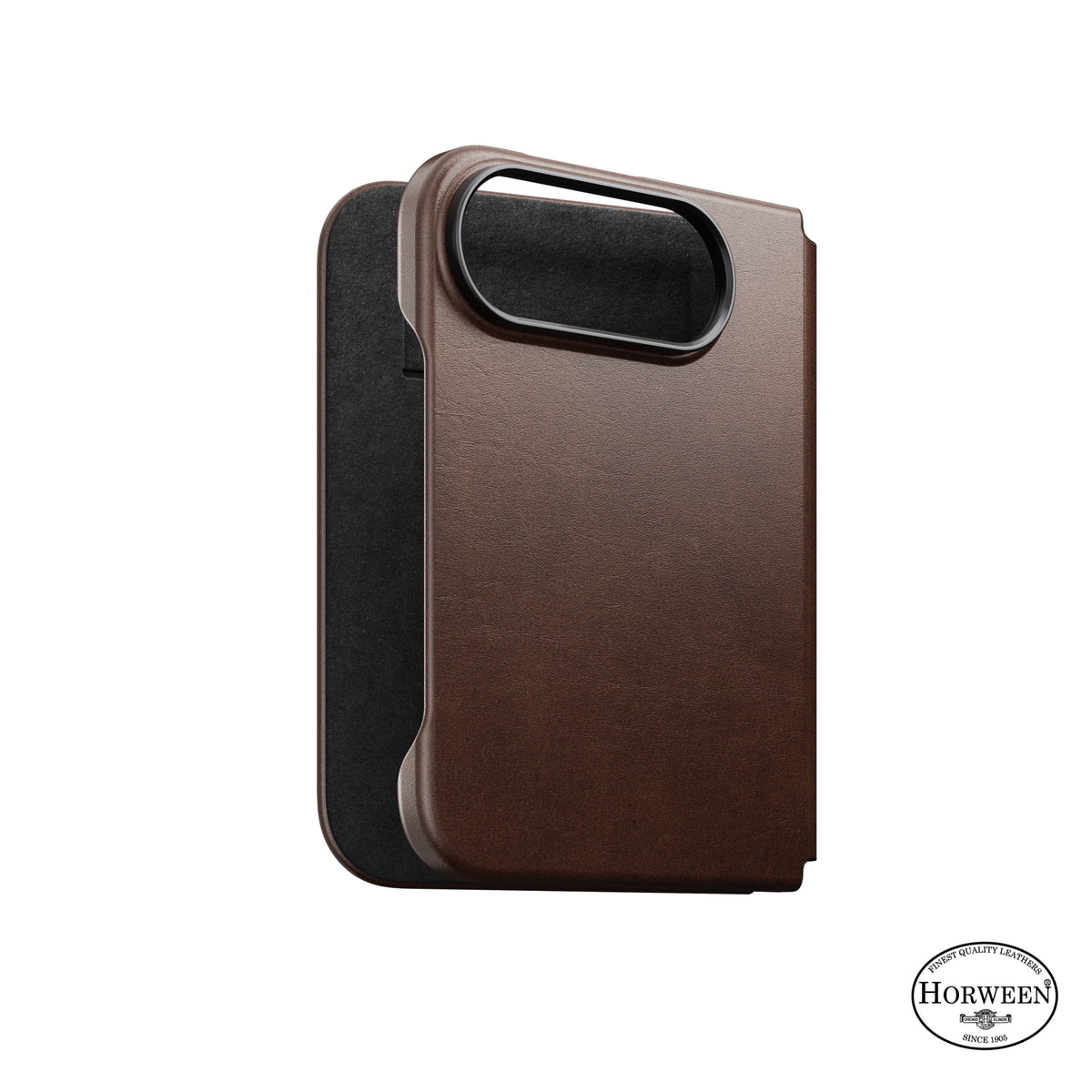 Nomad iPhone Duo Fodral Traditional Leather Folio Horween Rustic Brown