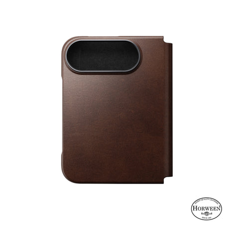 Nomad iPhone Duo Fodral Traditional Leather Folio Horween Rustic Brown