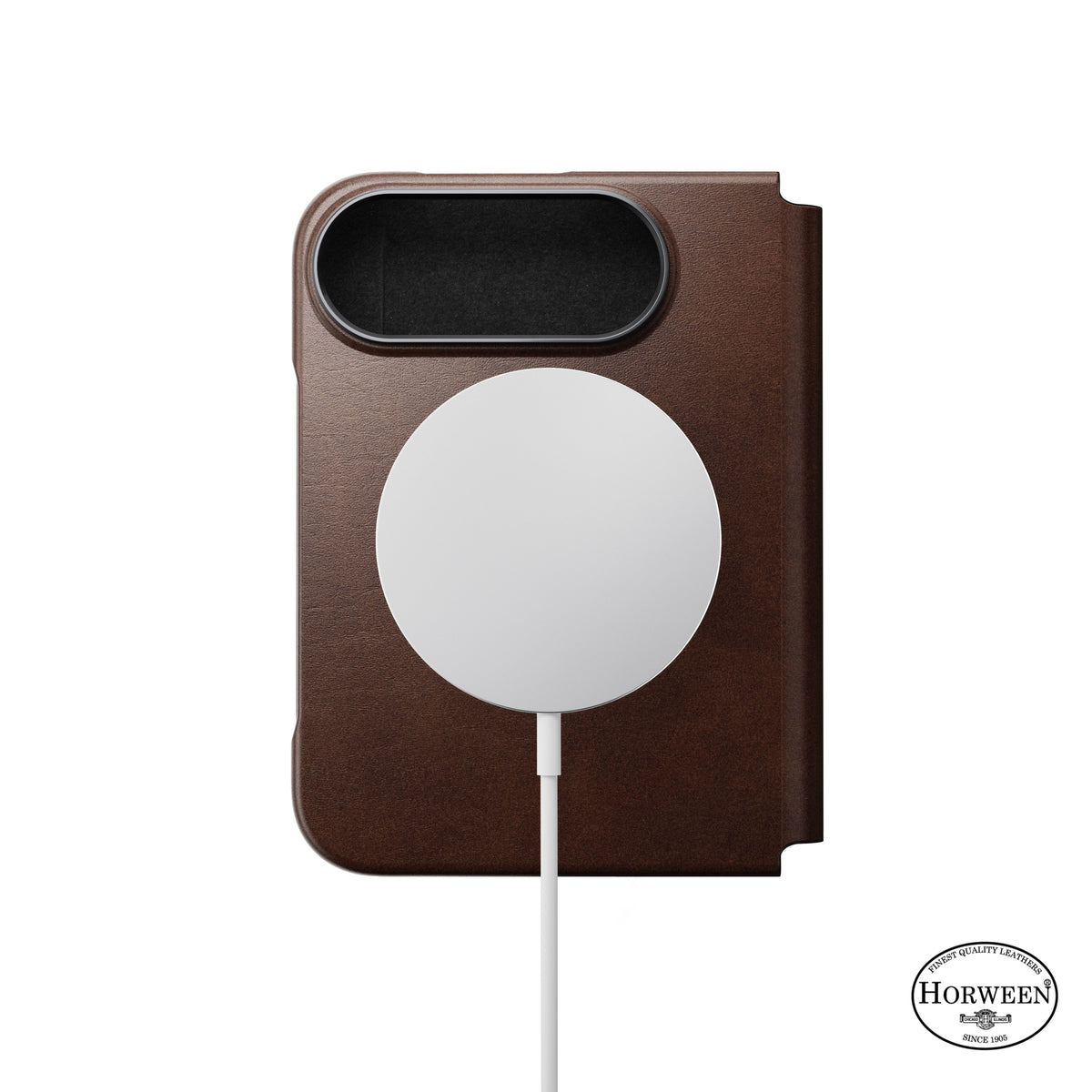 Nomad iPhone Duo Fodral Traditional Leather Folio Horween Rustic Brown
