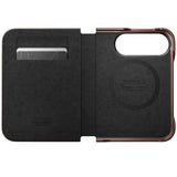 Nomad iPhone Duo Fodral Traditional Leather Folio Horween Rustic Brown