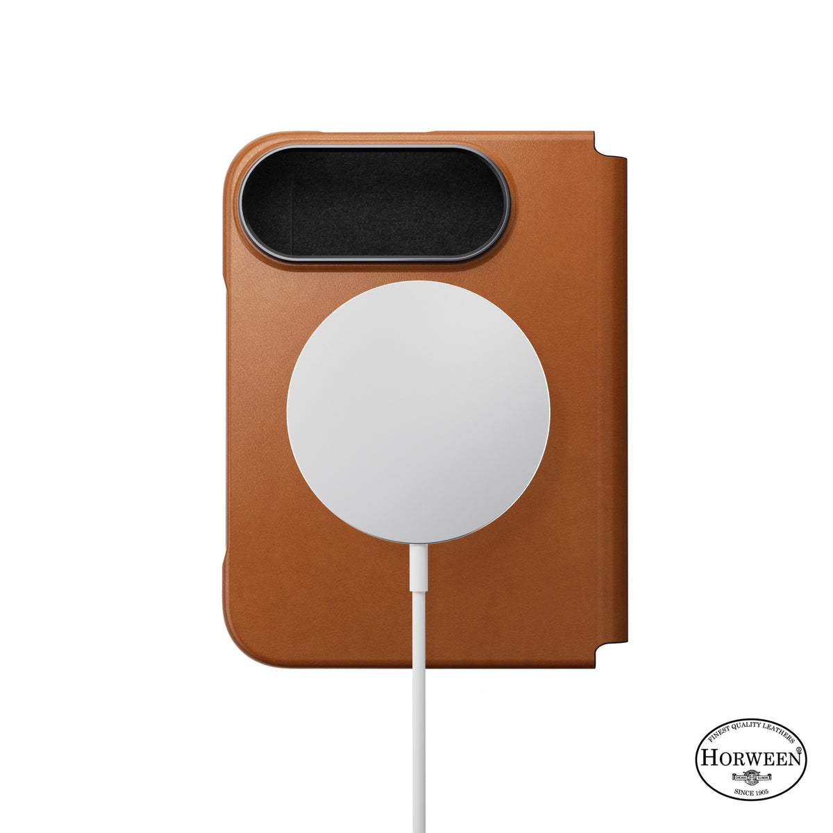 Nomad iPhone Duo Fodral Traditional Leather Folio Horween Saddle