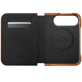 Nomad iPhone Duo Fodral Traditional Leather Folio Horween Saddle