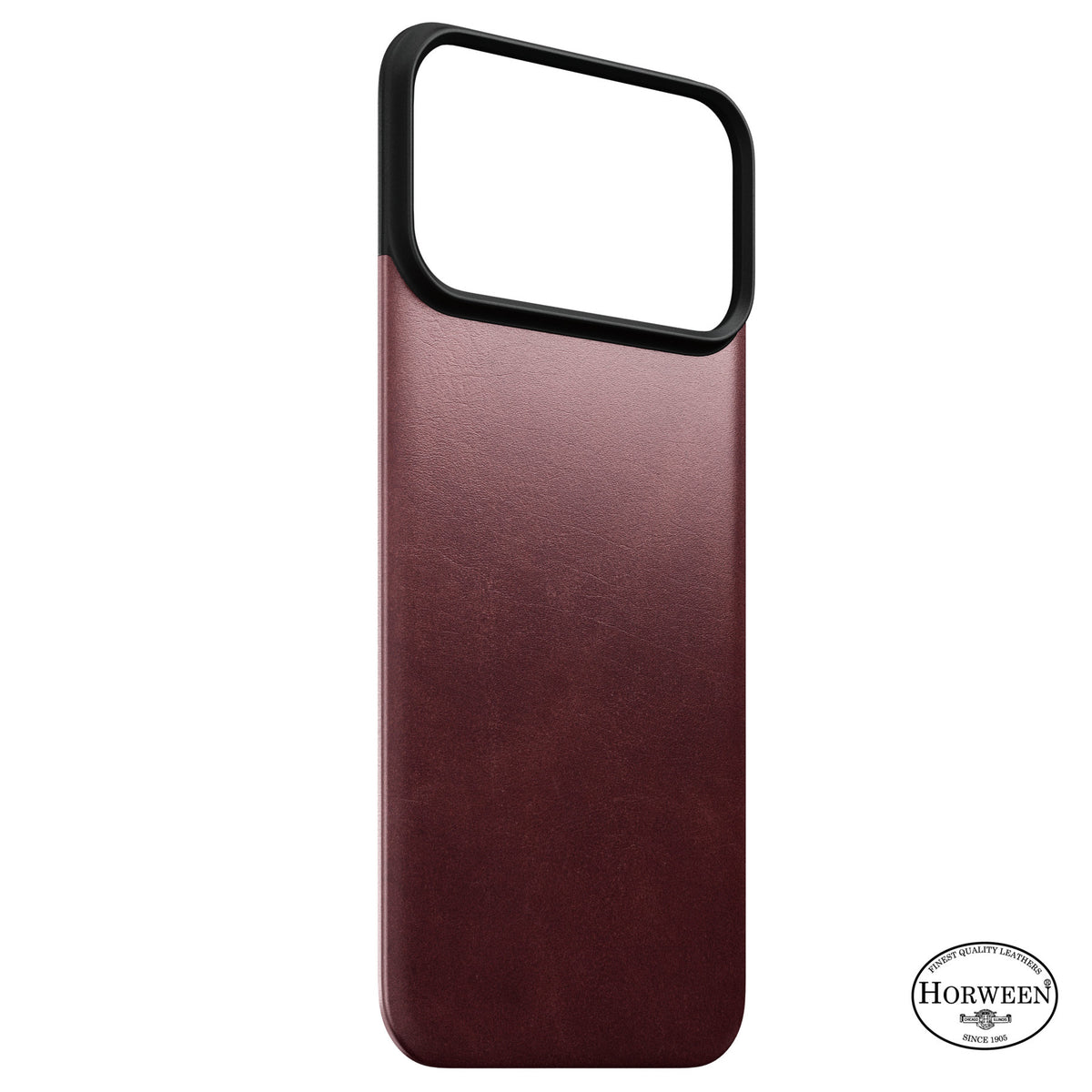Nomad iPhone 17 Pro Max/iPhone 18 Pro Max Skal Mag Leather Back Burgundy
