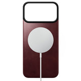 Nomad iPhone 17 Pro Max/iPhone 18 Pro Max Skal Mag Leather Back Burgundy