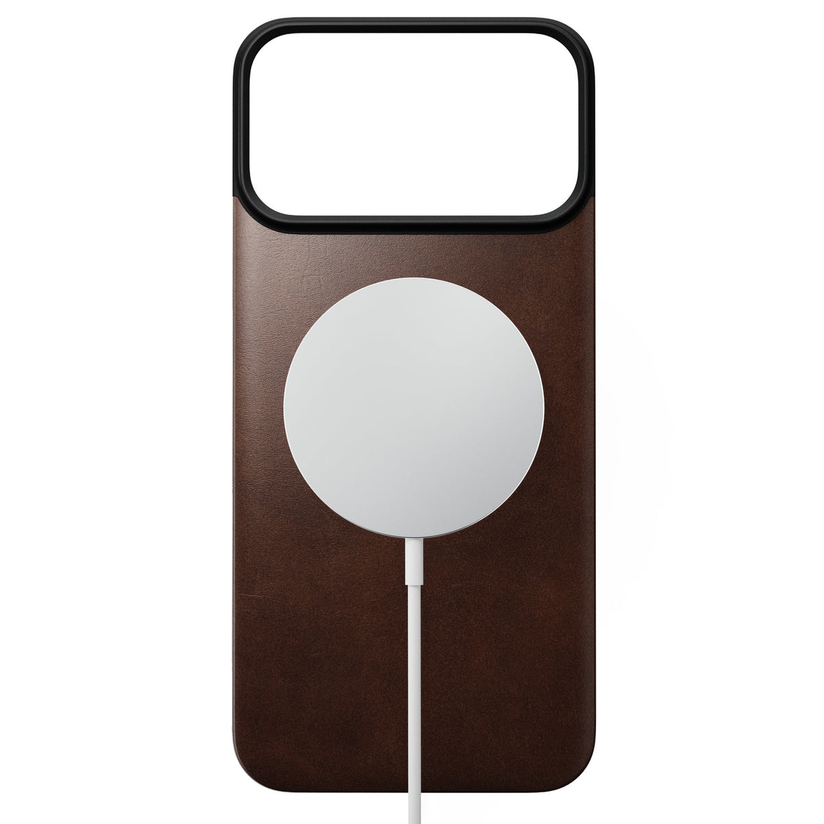 Nomad iPhone 17 Pro Max/iPhone 18 Pro Max Skal Mag Leather Back Rustic Brown