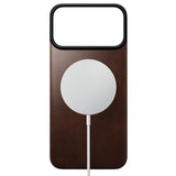 Nomad iPhone 17 Pro Max/iPhone 18 Pro Max Skal Mag Leather Back Rustic Brown