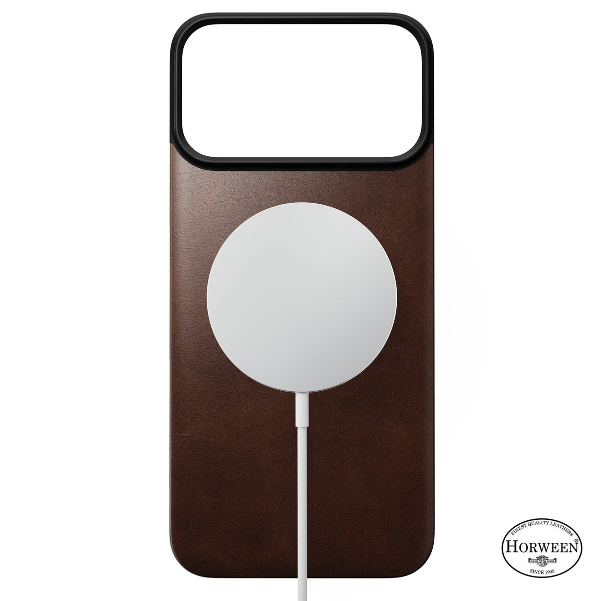 Nomad iPhone 17 Pro Max/iPhone 18 Pro Max Skal Mag Leather Back Rustic Brown