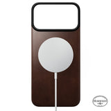Nomad iPhone 17 Pro Max/iPhone 18 Pro Max Skal Mag Leather Back Rustic Brown