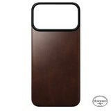 Nomad iPhone 17 Pro Max/iPhone 18 Pro Max Skal Mag Leather Back Rustic Brown