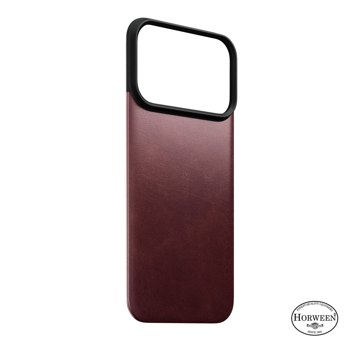 Nomad iPhone 17 Pro/iPhone 18 Pro Skal Mag Leather Back Burgundy