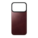 Nomad iPhone 17 Pro/iPhone 18 Pro Skal Mag Leather Back Burgundy
