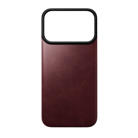Nomad iPhone 17 Pro/iPhone 18 Pro Skal Mag Leather Back Burgundy