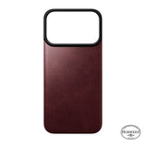 Nomad iPhone 17 Pro/iPhone 18 Pro Skal Mag Leather Back Burgundy