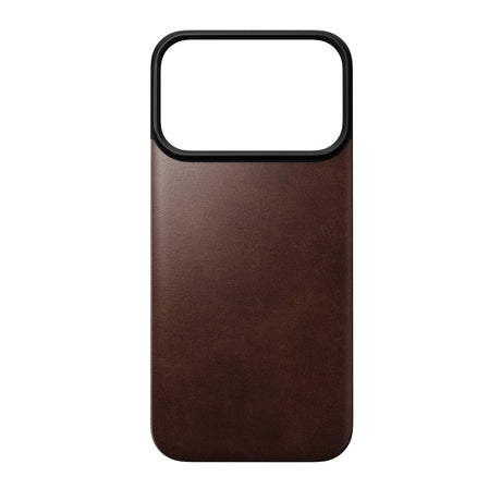Nomad iPhone 17 Pro/iPhone 18 Pro Skal Mag Leather Back Rustic Brown