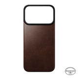Nomad iPhone 17 Pro/iPhone 18 Pro Skal Mag Leather Back Rustic Brown