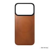 Nomad iPhone 17 Pro/iPhone 18 Pro Skal Mag Leather Back Saddle