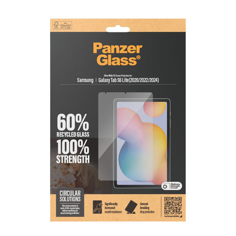 PanzerGlass Samsung Galaxy Tab S6 Lite Skärmskydd Ultra-Wide Fit