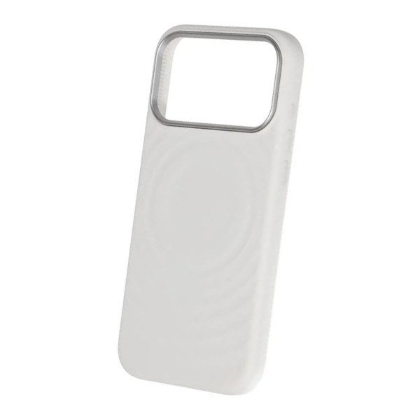 iPhone 17 Pro Max Skal Silikon MagSafe Vit