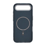 iPhone Air Skal Aramidfiber MagSafe Blå Text