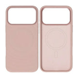 iPhone 17 Pro Max Skal Silikon MagSafe Rosa