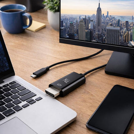 Rvelon USB-C till HDMI 1.4-kabel 4K - 1 meter