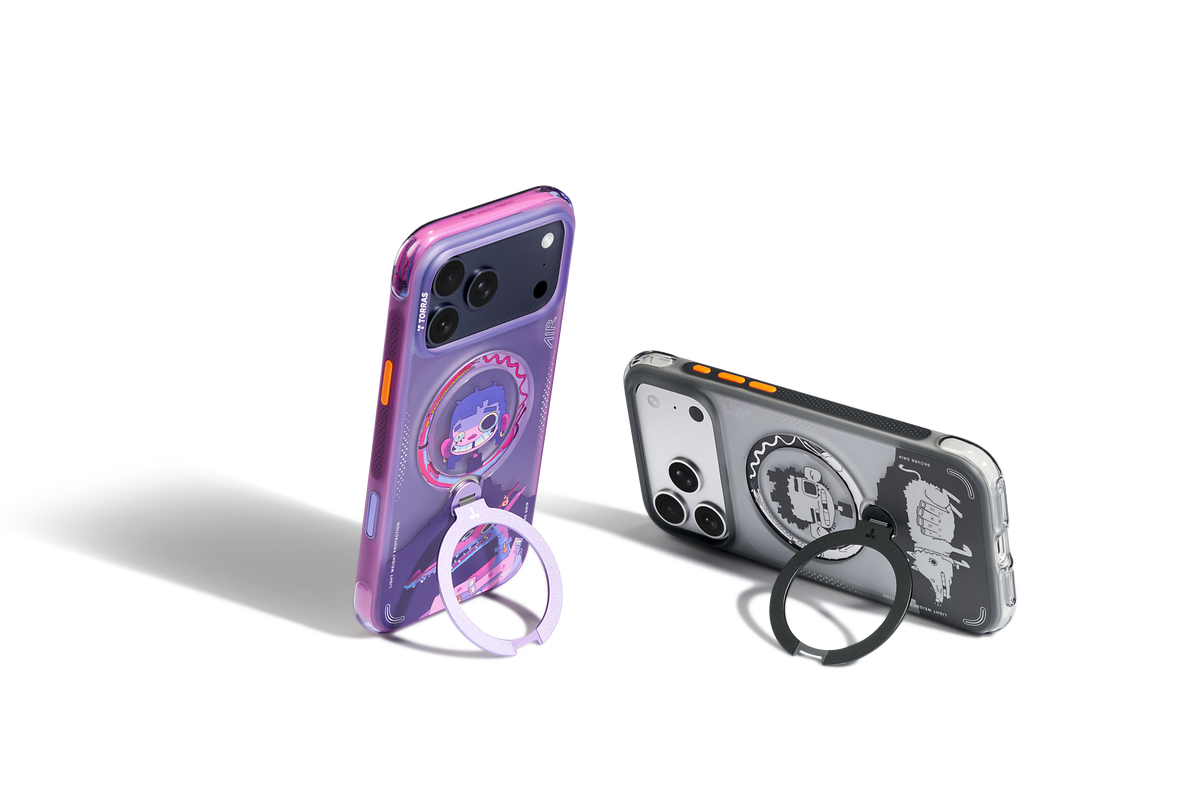 Torras iPhone 17 Pro Skal Ostand Q3 Air Gawx Neon Night Muse