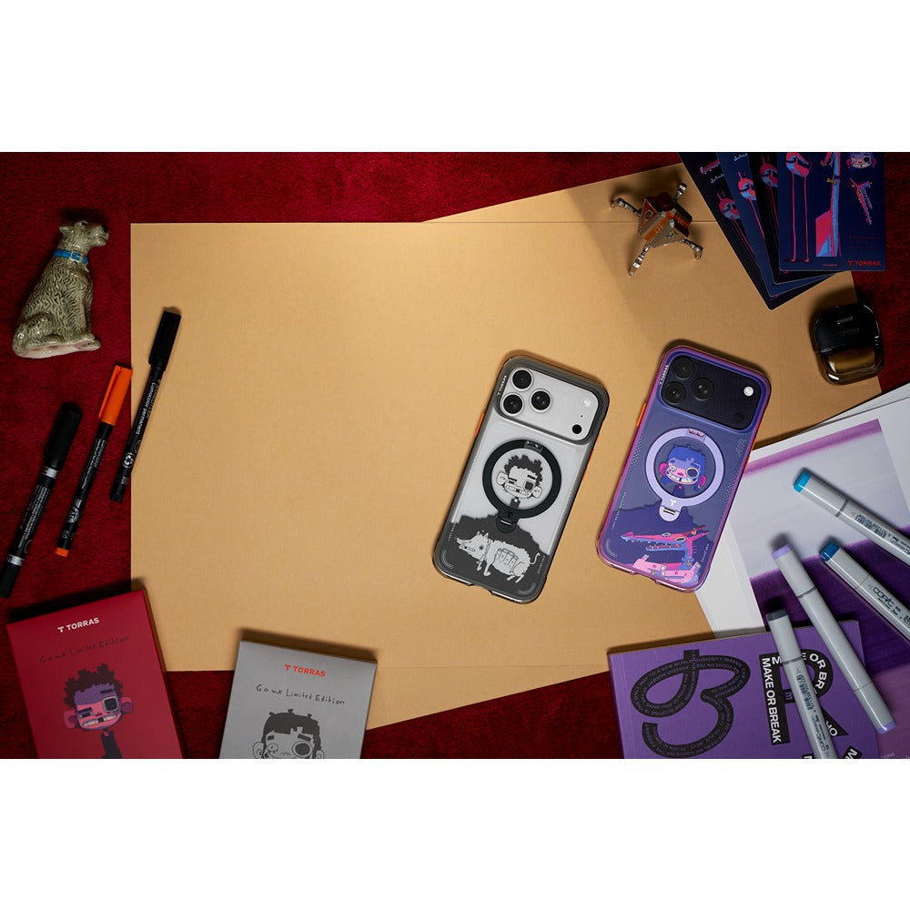Torras iPhone 17 Pro Max Skal Ostand Q3 Air Gawx Dawnbreak Guard