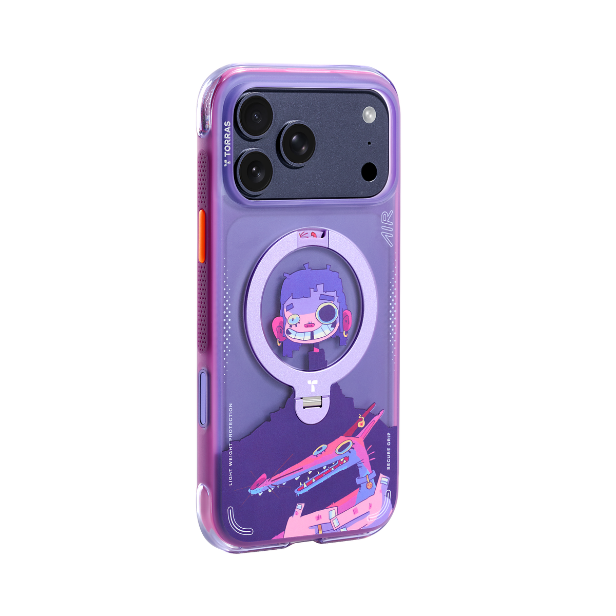 Torras iPhone 17 Pro Max Skal Ostand Q3 Air Gawx Neon Night Muse